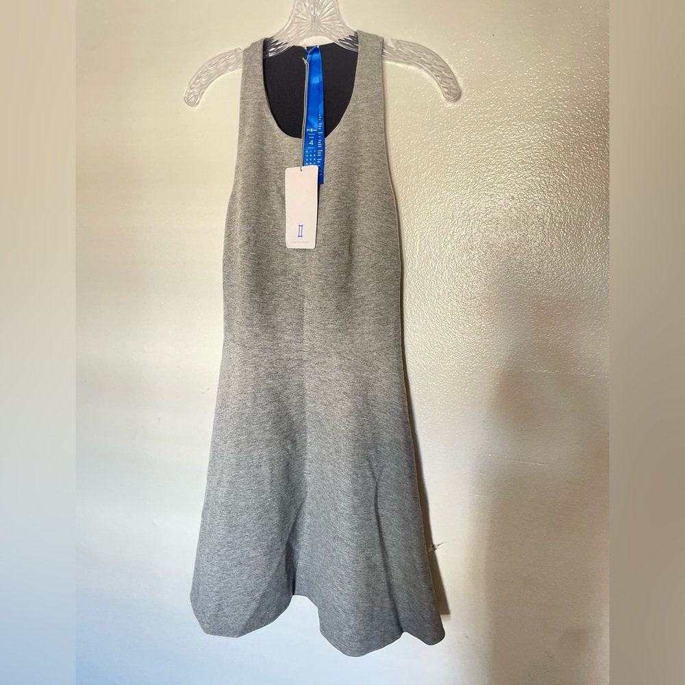 KIT AND ACE Grey Stretch Party Short Dress | Minimalist | Size 4